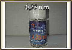 Паяльні кульки BGA 0,35 мм (12500шт)