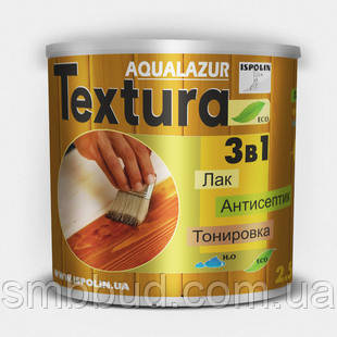 Лазур для дерева Аквалазур TEXTURA швидковисихна, фото 1