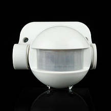 Датчик руху інфрачервоний BIOM IRM-04W max 1200Вт 180° IP20, настінний, білий, фото 4
