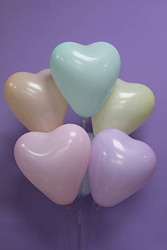 Повітряна куля у формі серце макаронні 1шт