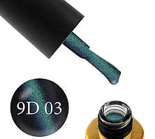 F. O. X gel-polish gold Cat eye 9D 003, 6 ml