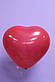 Повітряна куля у формі серце червоний великий 1шт, фото 2