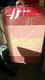 Рожевий набір килимків Туреччина 3Д з малюнком у ванну кімнату та туалет, фото 3