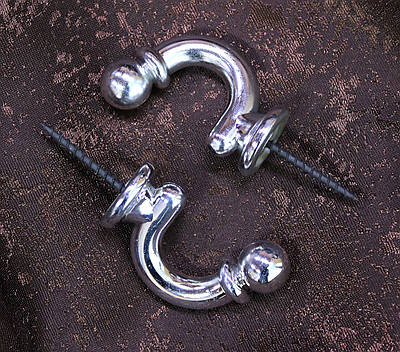 Гачки для підхватів глянцеві. Колір світло сріблястий. Код 007кр 83-010