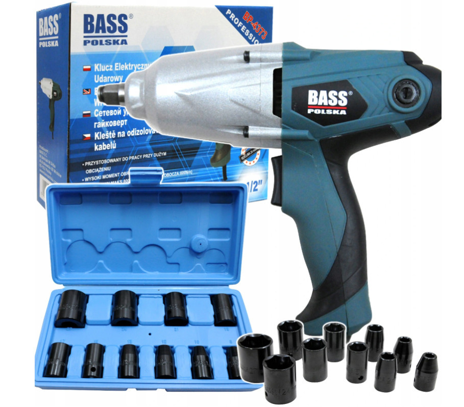 Гайковерт электрический BASS POLSKA 1/2'' 800Nm