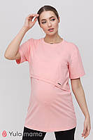 Летняя туника для беременных и кормящих HOPE TN-21.011 розовая S