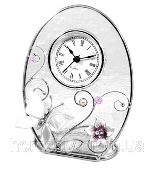 Годинник настільний кварцовий Дзвіночки і дзеркальний метелик Charme De Femme
