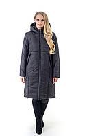 Подовжена жіноча куртка демісезонна розмір 50,52