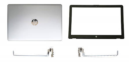 Комплект оригінальний корпус кришка матриці HP 15t-BW000, 15-BW000 - ( 924892-001, P\N: AP204000101SVT) Silver, фото 1