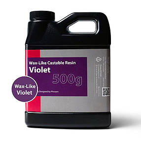 Фотополімерна смола Phrozen Wax-Like Violet Castable Resin (ливарна смола з високим вмістом воску) 500 мл, фото 1