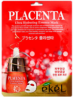 Тканевая маска Ekel с плацентой Placenta Ultra Hydrating Essence Mask