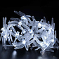 Вулична гірлянда на сонячній батареї бабки 30 led 6м. білий 8 режимів., фото 3