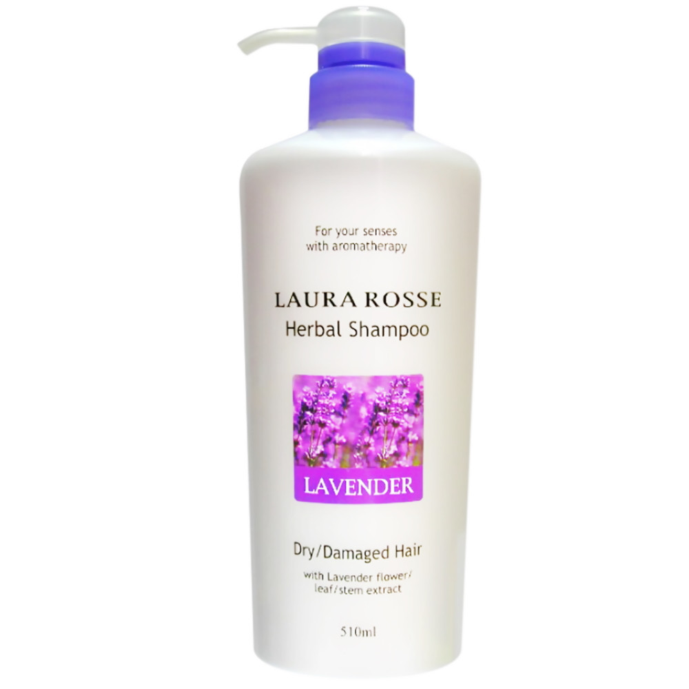 Шампунь для для сухого і пошкодженого волосся Лаванда Laura Rosse Hair Shampoo Lavender 510 мл (8809120295691)