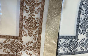 Скатертина 150*220 см. обшита стрічкою (Туреччина)