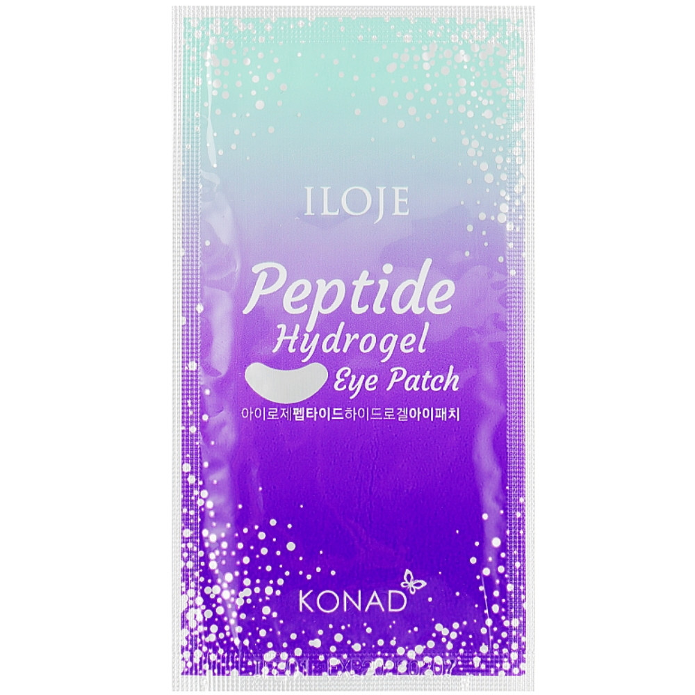 Гідрогелеві патчі для очей з пептидами Konad Iloje Peptide Hydrogel Eye Patch 1г (8809433728770), фото 1