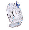 Годинник для дому кварцевий настільний Синій метелик Charme de Femme, фото 2