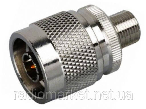 Роз'єм (штекер) N під F конектор, латунь, фото 1