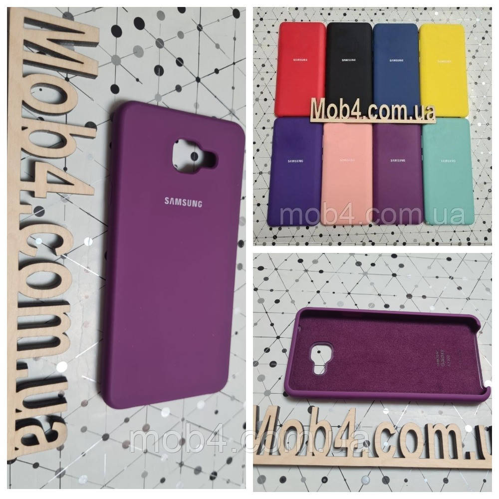 Брендовий чохол накладка Silicone Cover для Samsung Galaxy (Самсунг) A7 2016