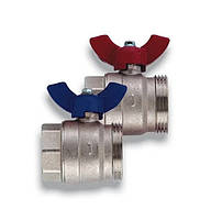 Комплект кульових кранів X-net 3/4" x 1" KERMI