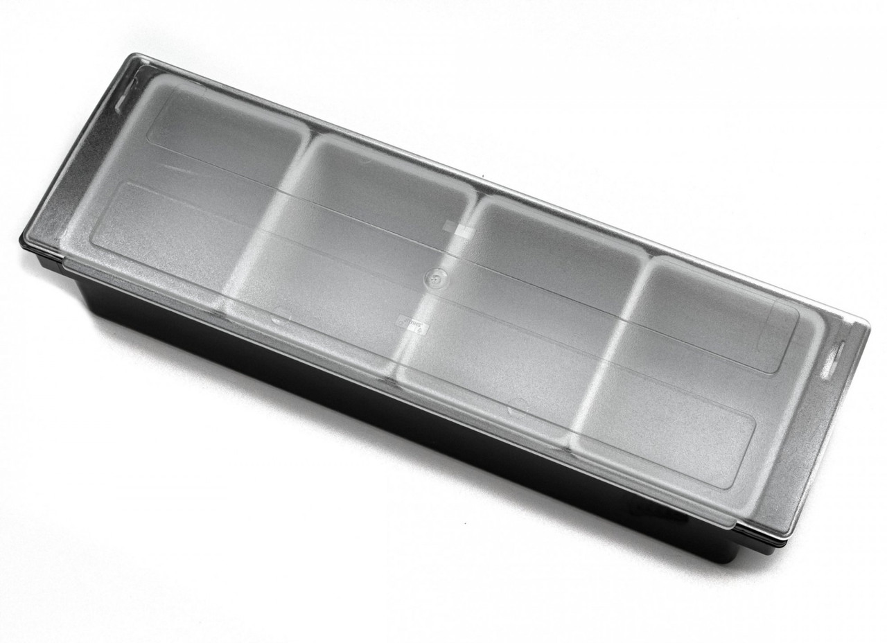 Ящик бармена на 4 поділу Барний контейнер Барний органайзер із пластику Ящик бармена