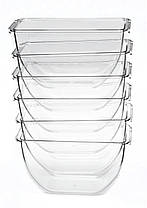 Ящик барний на 6 осередків Барний органайзер із пластику Барний ящик з відділеннями Ящик барний на 6 секцій чорний, фото 4