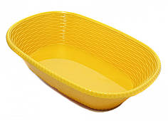 Блюдо овальне з меламіну 295×208×68 мм пісочне Ємності для викладення продуктів Лоток у вітрину