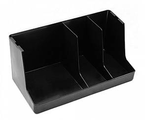 Підставка для паперових склянок Диспенсер для інгредієнтів капхолдерів 3 комірки Органайзери для бару, фото 2