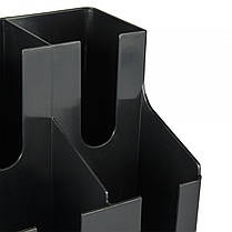 Підставка для склянок Диспенсер для паперових склянок та кришок на 8 осередків Барний органайзер із пластику, фото 3