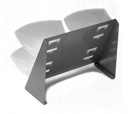 Двоярусна стійка для інгредієнтів на 4 осередки Органайзери для бару Барний органайзер із пластику, фото 2