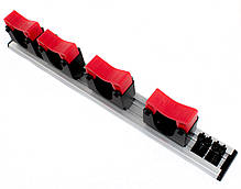 Тримач інструменту для прибирання one chef Настінний тримач для швабр Тримач для швабр на стіну Тримачі для інвентарю, фото 4