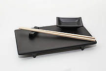 Палички для суш з меламіну бежеві глянсові багаторазові 240 мм 20шт/10 пар паличок для їжі, фото 4