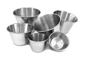 Соусник металевий 360 мл Соусники з нержавіючої сталі, фото 2