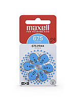 Maxell PR44 (675) 6BS Zinc Air для слухових апаратів