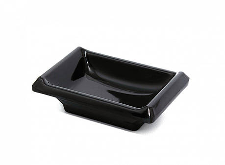 Соусники маленькі 40мл меламін 91×63×22 мм чорний Соусник для соєвого соусу Соусники маленькі, фото 1