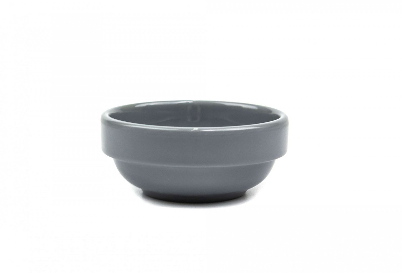 Соусник круглий з меламіну 40 мл пастельно сірий 61 × 25 мм Соусник для соєвого соусу Соусники маленькі