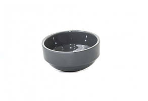 Соусник круглий з меламіну 80 мл пастельно сірий 78 × 35 мм Соусник для соєвого соусу Соусники маленькі, фото 3