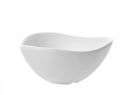 Чаша для соусу трикутна округла 20 мл з меламіну 56×56×27 мм біла, фото 1