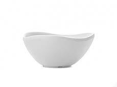 Чаша для соусу трикутна округла 20 мл з меламіну 56×56×27 мм біла, фото 3