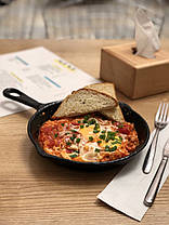 Сковорода для сервірування One Chef тарілка з меламіну 30.9*21.1*3.8 см Сковорода сервірувальна чорна, фото 4