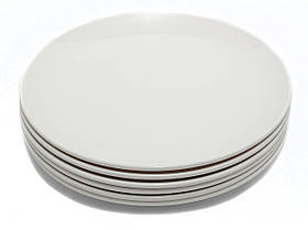 Тарілка обідня кругла 25.4 см Тарілка меламінова Посуд з меламіну Пластиковий посуд багаторазовий, фото 3