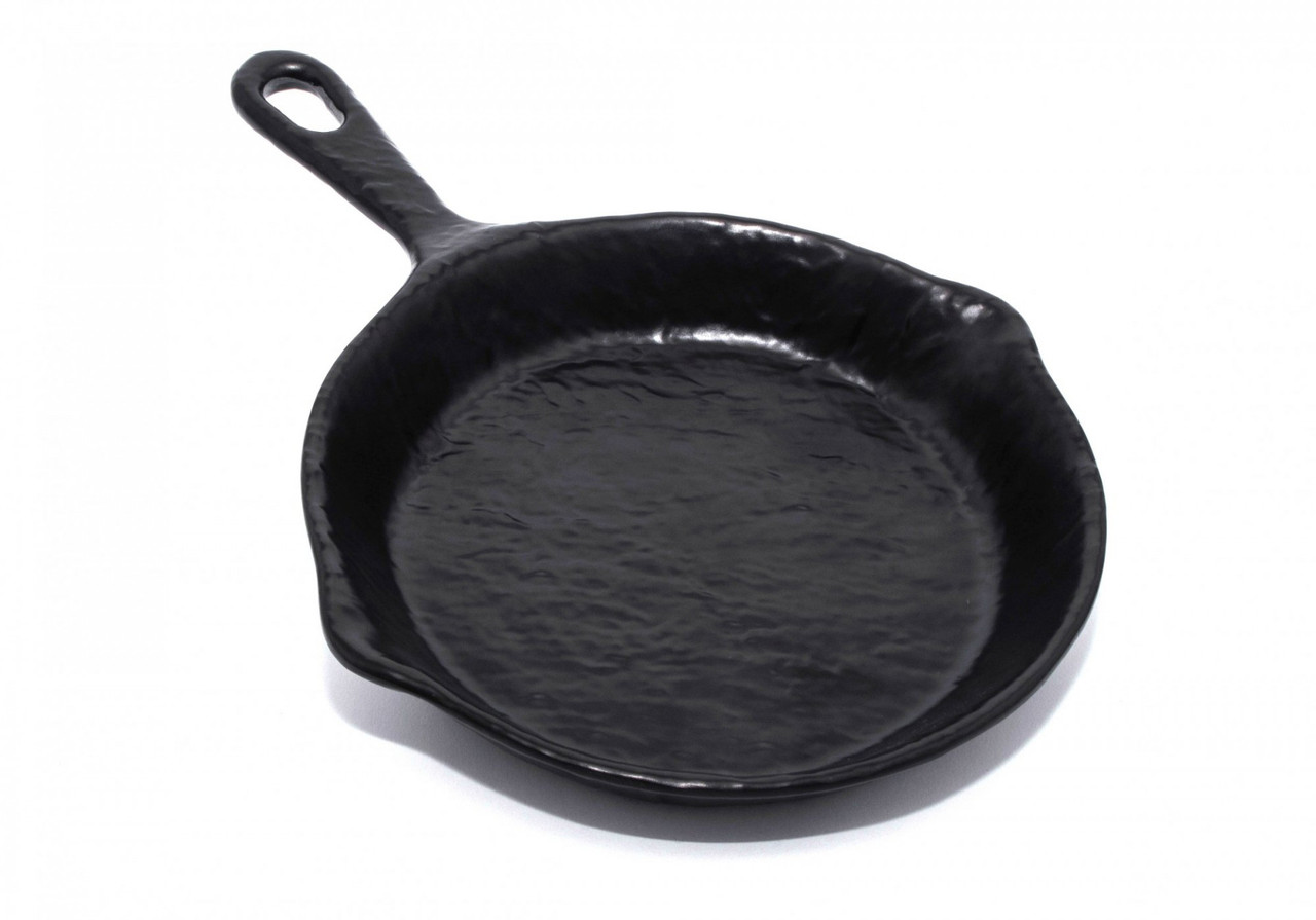 Сковорода для сервірування One Chef тарілка з меламіну 30.9*21.1*3.8 см Сковорода сервірувальна чорна