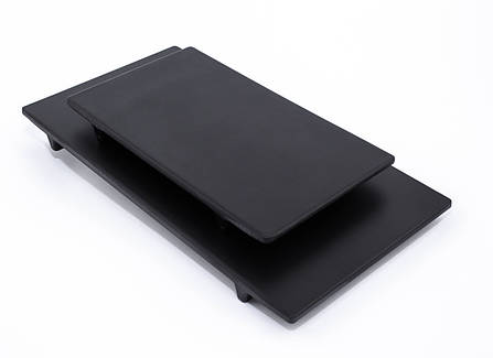 Дошка для суші 23.9 x 14.2 x 2.2 см чорна Сланцеві тарілки Сланцевий посуд Дошка для суші, фото 2