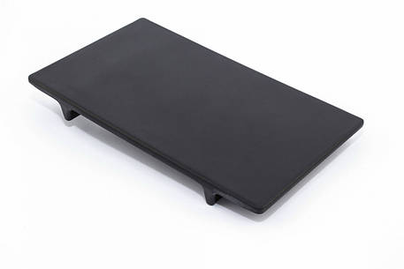 Гета з меламіну 27.1 x 17.9 x 2.3 см чорна Страви ГЕТА дошки для суші Сланцевий посуд, фото 1