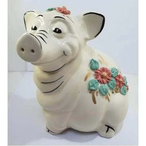 Аромолампа для ефірних олій Свинка з кераміки, фото 1