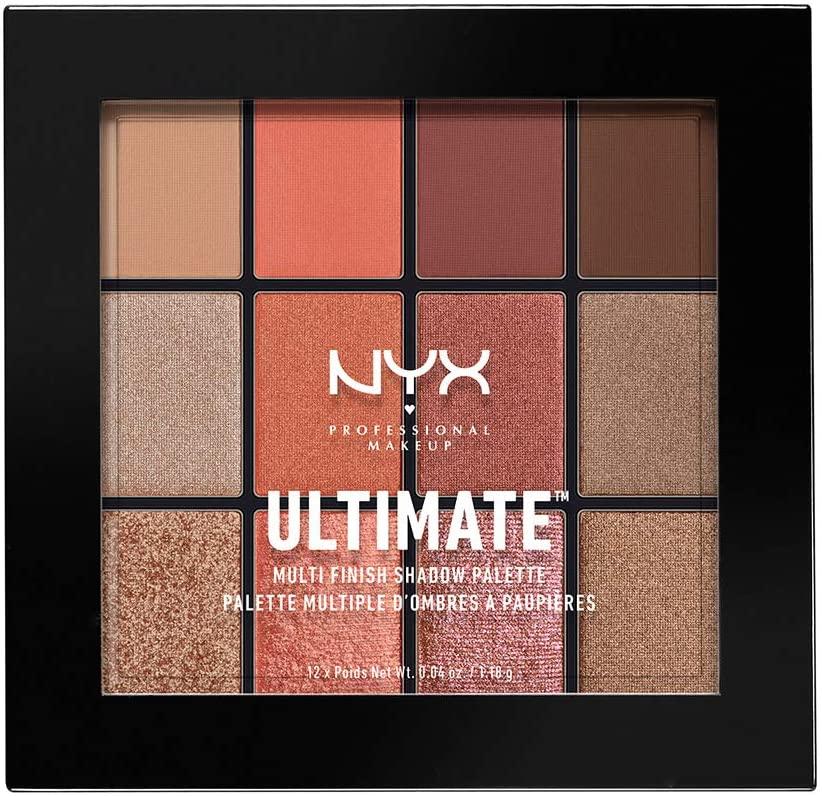 Палітра тіней для повік NYX Cosmetics Ultimate Multi-Finish Shadow Palette 08 Warm Rust