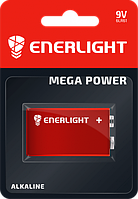 Батарейка ENERLIGHT MEGA Power 9V/6LR61