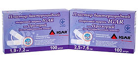 Пластир бактерицидний IGAR тип Прозорий (на поліуретановій основі)