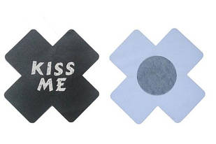 Наклейки на груди, сердечка для сосків з пензликом