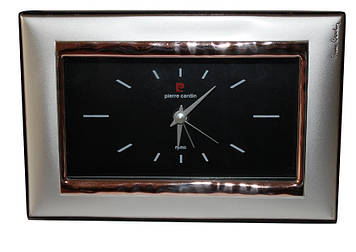 Годинник настільний кварцевий Pierre Cardin Montparnasse Посріблений