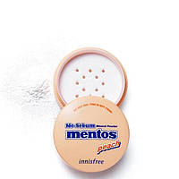 Рассыпчатая пудра с минералами Innisfree No-sebum mineral powder X mentos* #02 Peach